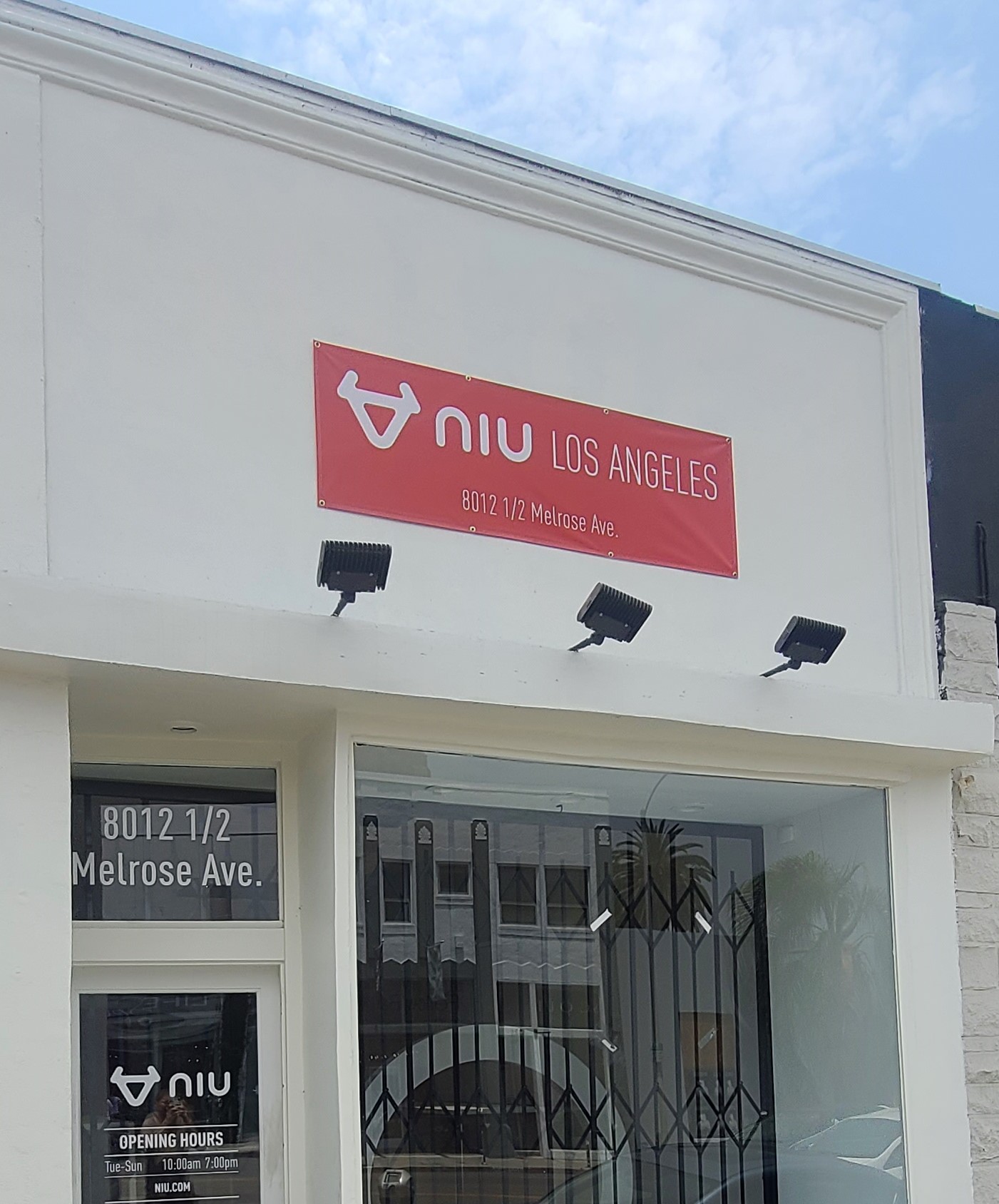 Read more about the article Storefront Banner for NIU Los Angeles in West Hollywood