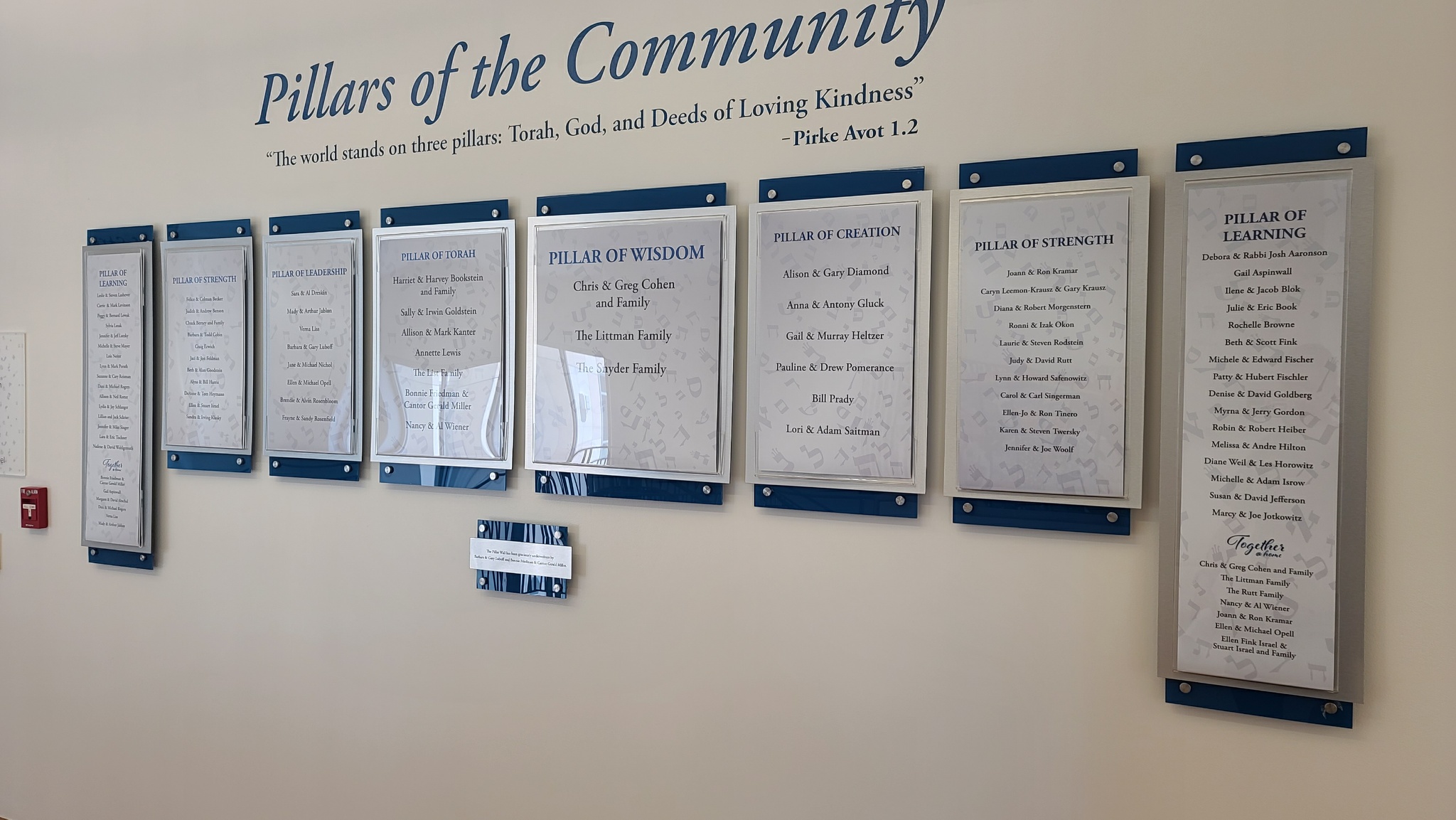 Read more about the article Commemorative Wall Sign Update for Temple Judea in Tarzana