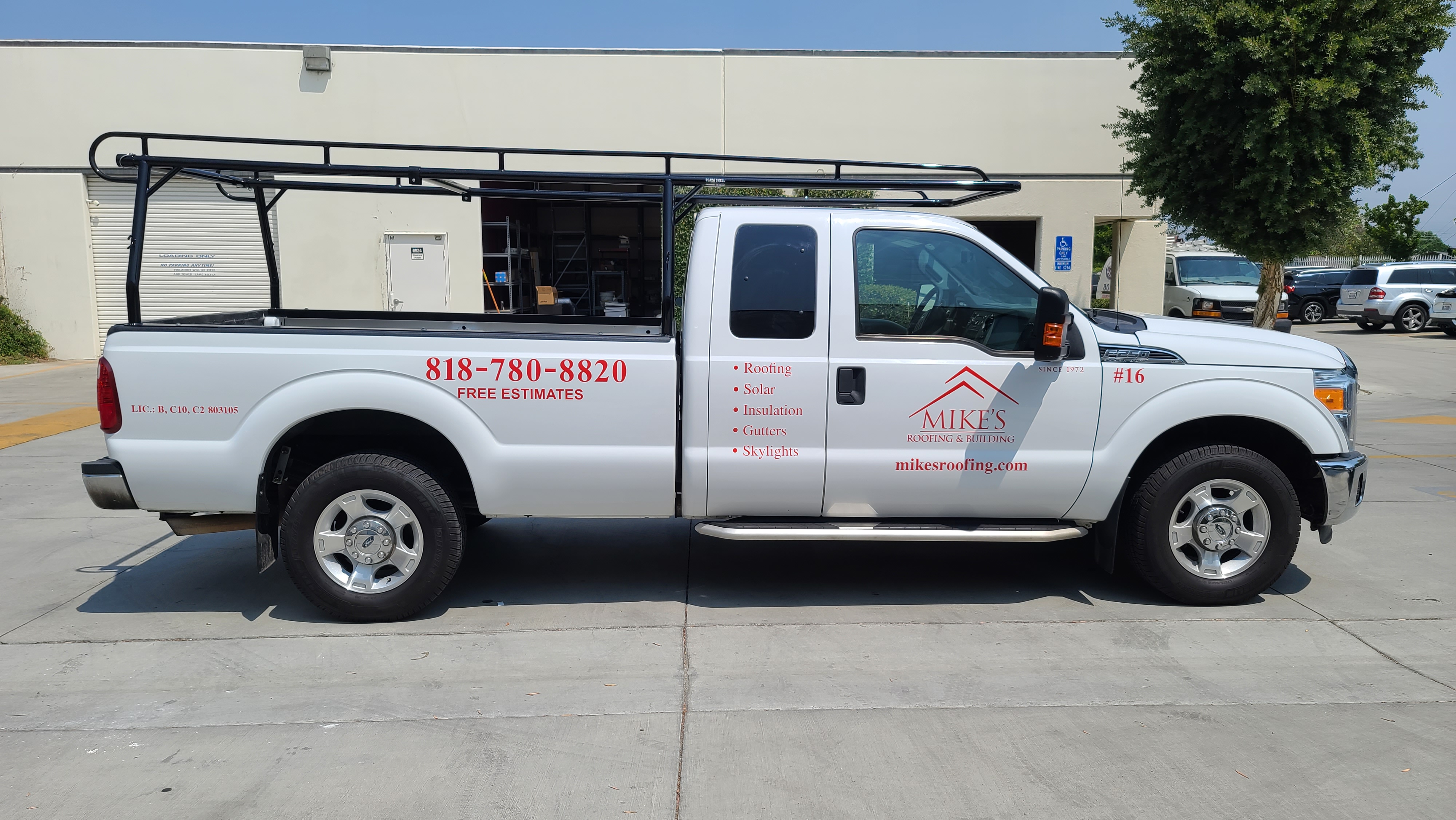 Read more about the article Car Decals for Mike’s Roofing  in Van Nuys