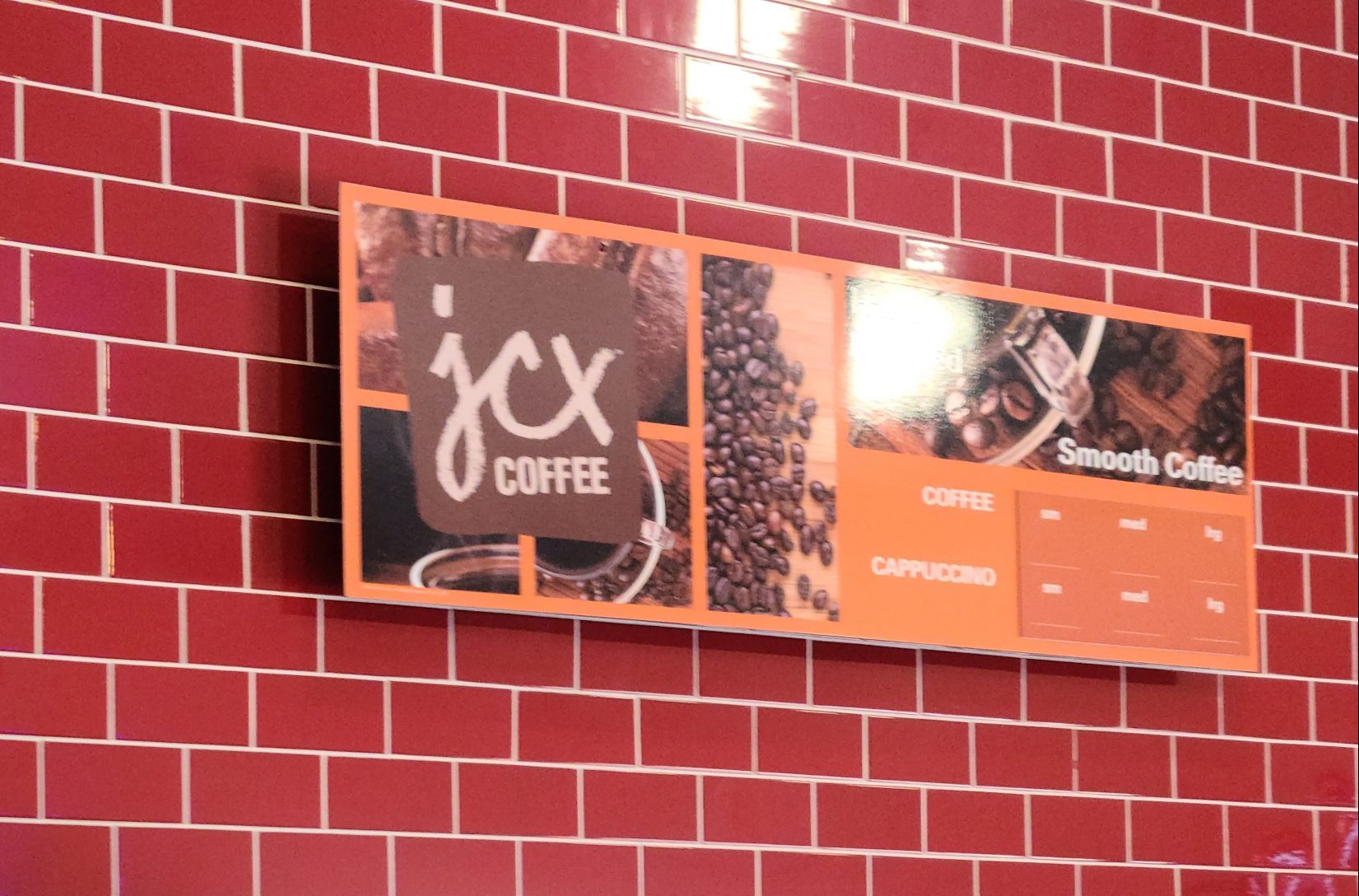 We installed this menu sign for Bewley's Java City establishment in Santa Monica. With this, customers can see the flavorful varieties of coffee the establishment is offering.