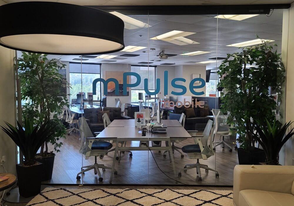 Office Window Graphics for mPulse Mobile in Encino