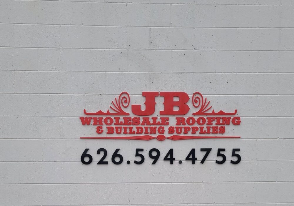 3D Letters Sign Package for JB Wholesale Azusa