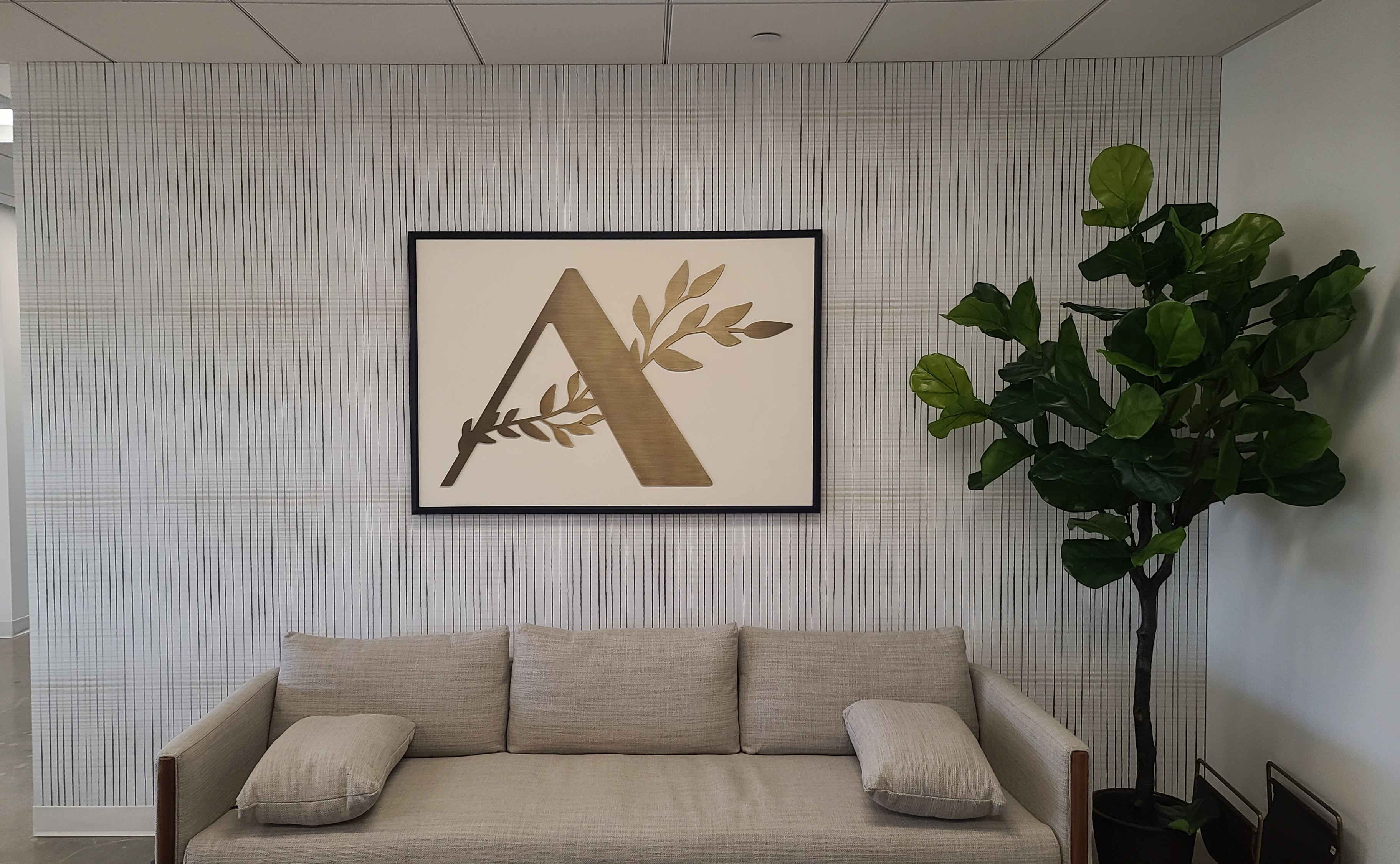 Read more about the article Flat Cut Lobby Sign for Abundance Capital in West Los Angeles