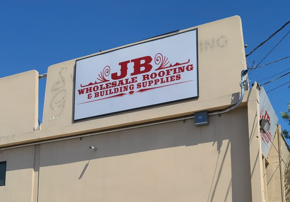 Building Sign Package for JB Wholesale in Santa Ana