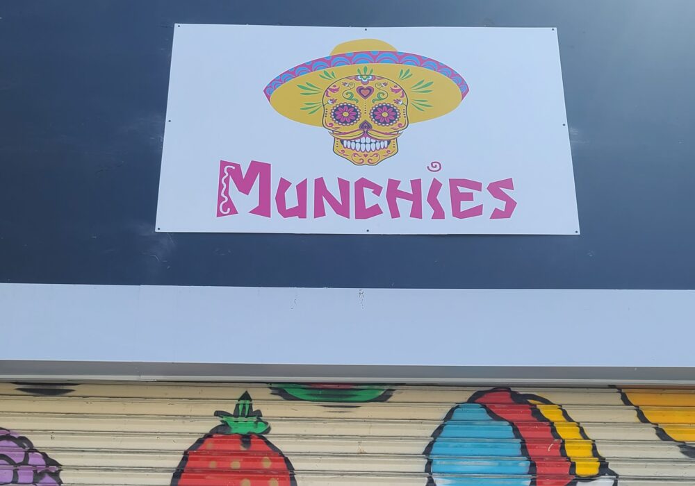 Maxmetal Restaurant Sign for Mexican Munchies in Los Angeles