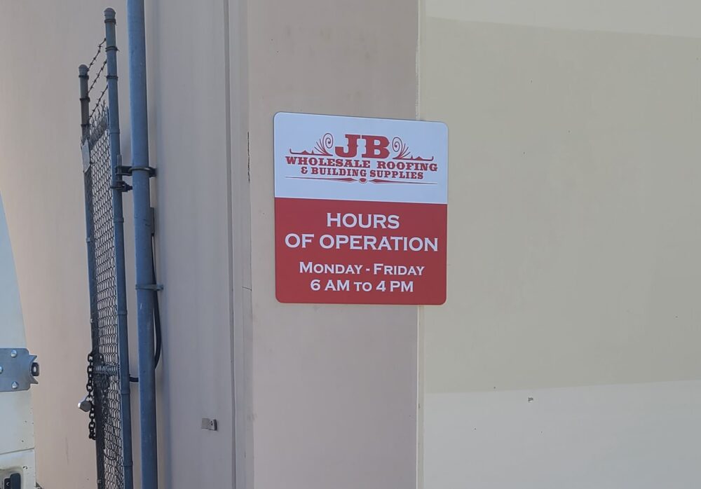 Sign Package for JB Wholesale in Carson