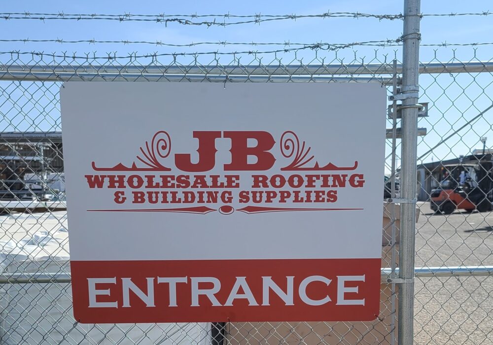 Outdoor Sign Package for JB Wholesale in Hesperia