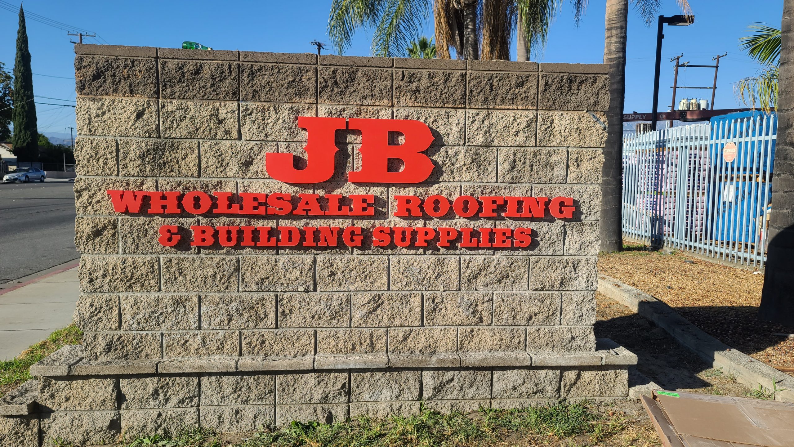You are currently viewing 3D Letters Monument Sign for JB Wholesale in Pomona