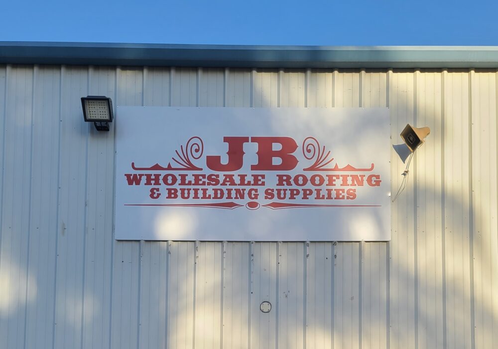 Exterior Building Signs for JB Wholesale in Pomona