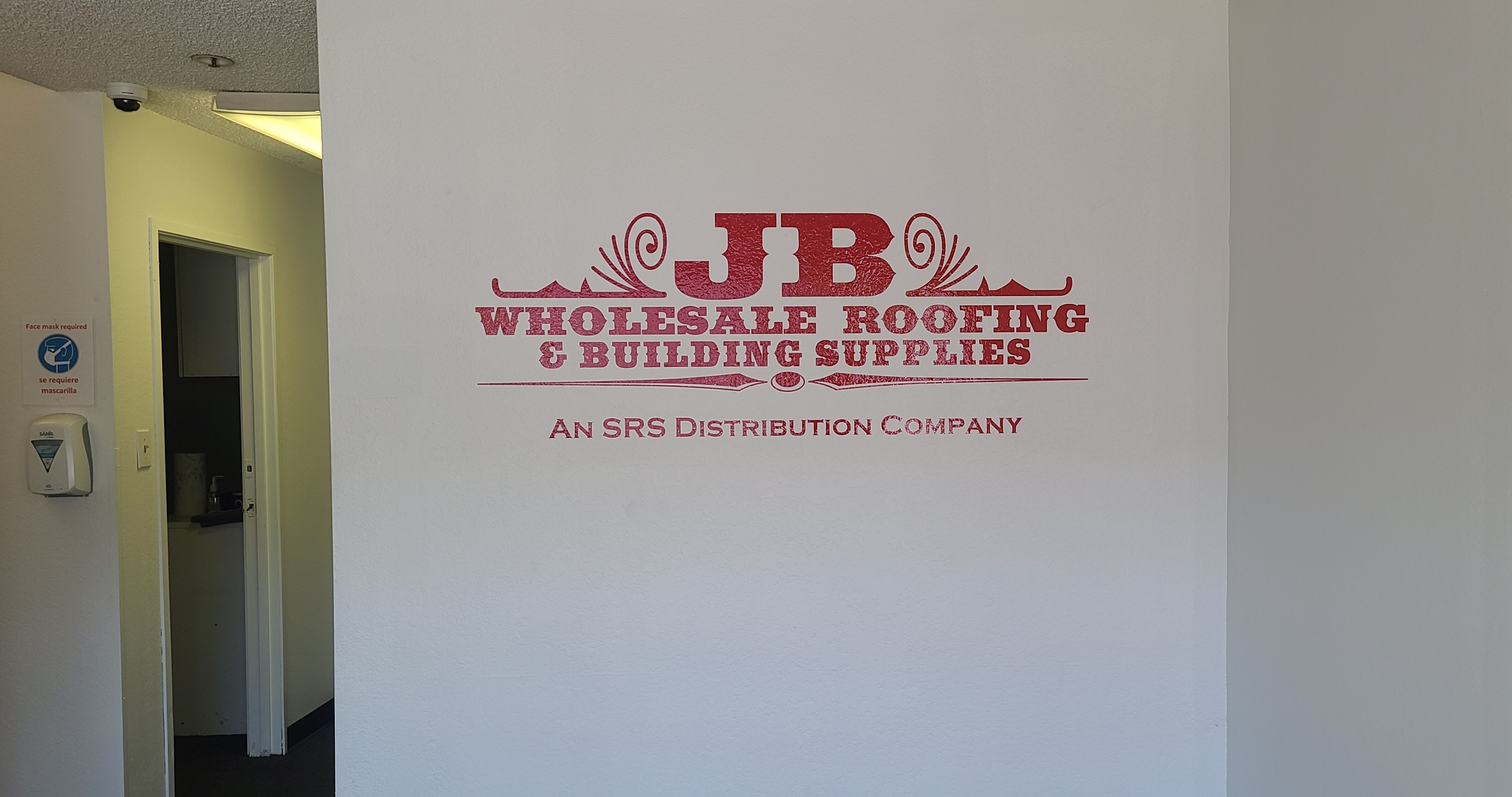 More from our extensive package for JB Wholesale, this time it's an interior sign for their Santa Fe office.