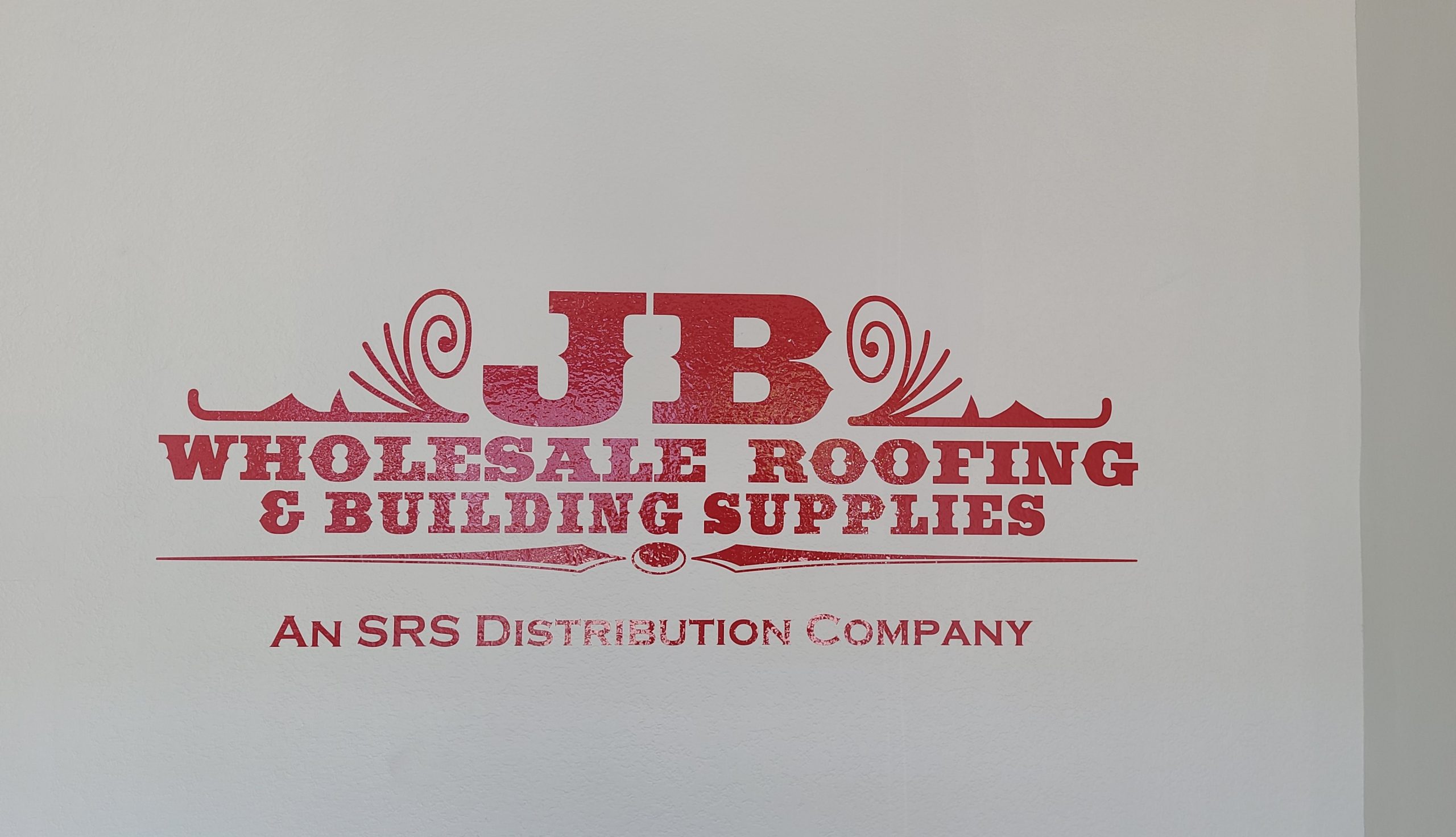 More from our extensive package for JB Wholesale, this time it's an interior sign for their Santa Fe office.