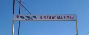 Read more about the article Gate Sign for Hannibal Nucor in Vernon