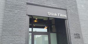 Read more about the article Metal Letters Entrance Sign for Stink Films in Los Angeles