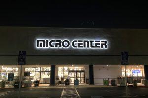 Read more about the article LED Sign Retrofit for Micro Center in Tustin