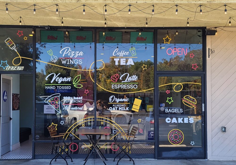 Window Decals for Hollywood Restaurants in Studio City