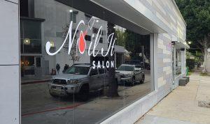 Read more about the article Salon Window Graphics for Nail It Salon in Culver City