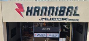 Read more about the article Acrylic Letters and Glass Door Graphics Entrance Signs for Hannibal Nucor in Vernon