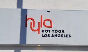Read more about the article Acrylic Letters Building Sign for Hot Yoga Los Angeles in Manhattan Beach
