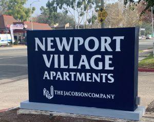 Read more about the article Real Estate Monument Sign for The Jacobson Company in Costa Mesa