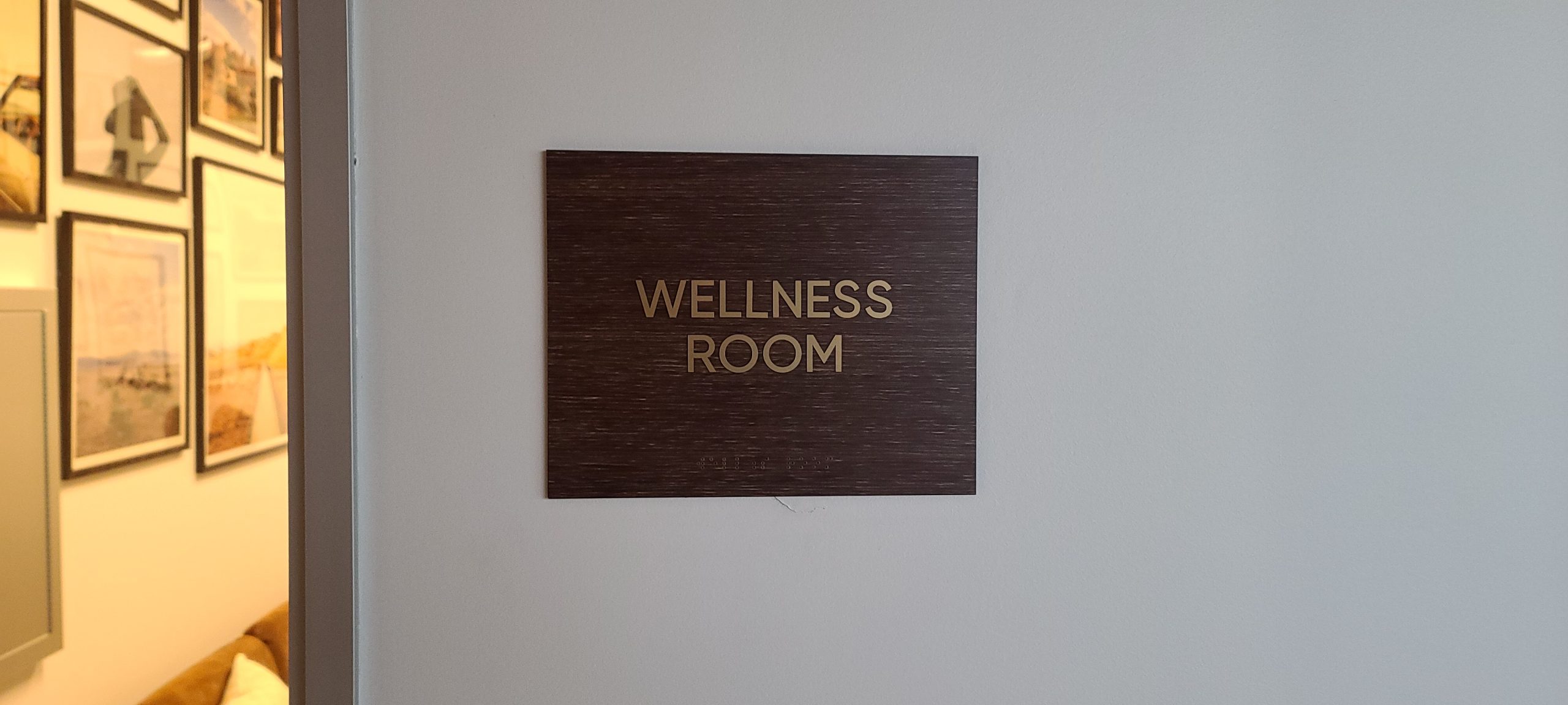 An interior design company should have signs matching the caliber of its services, like our office plaque signs for Ana Kova Atelier's West Hollywood location.