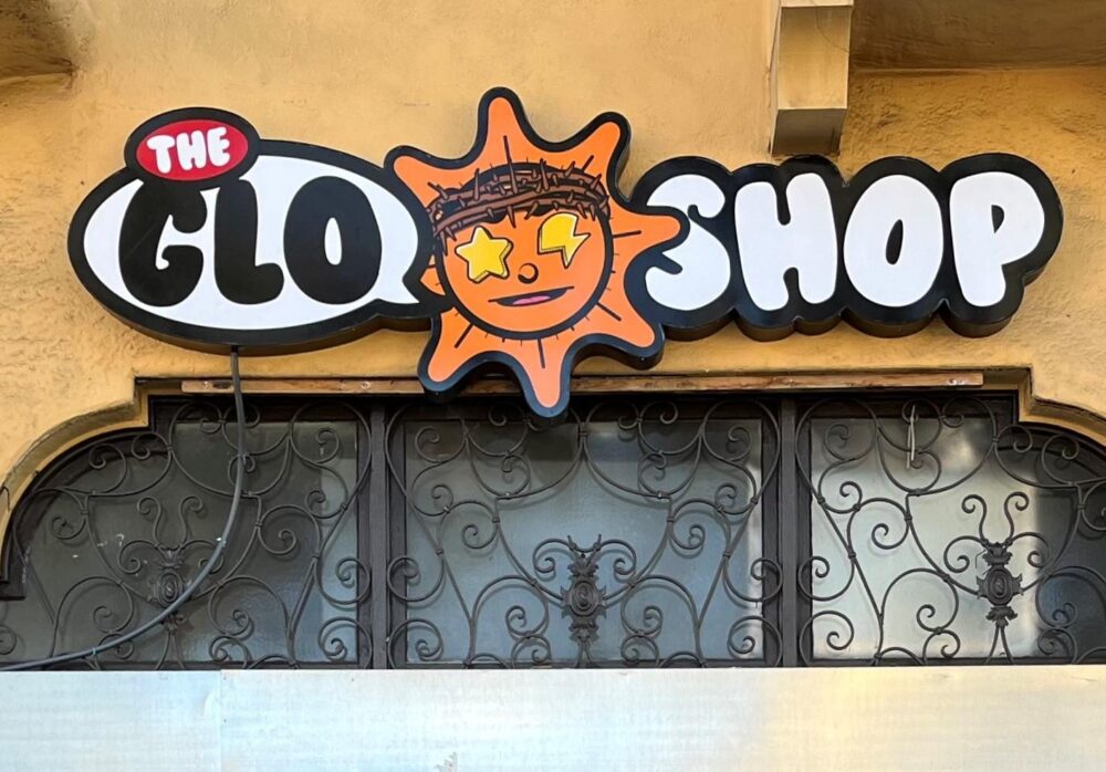 Light Box Storefront Sign for The Glo Shop in Melrose