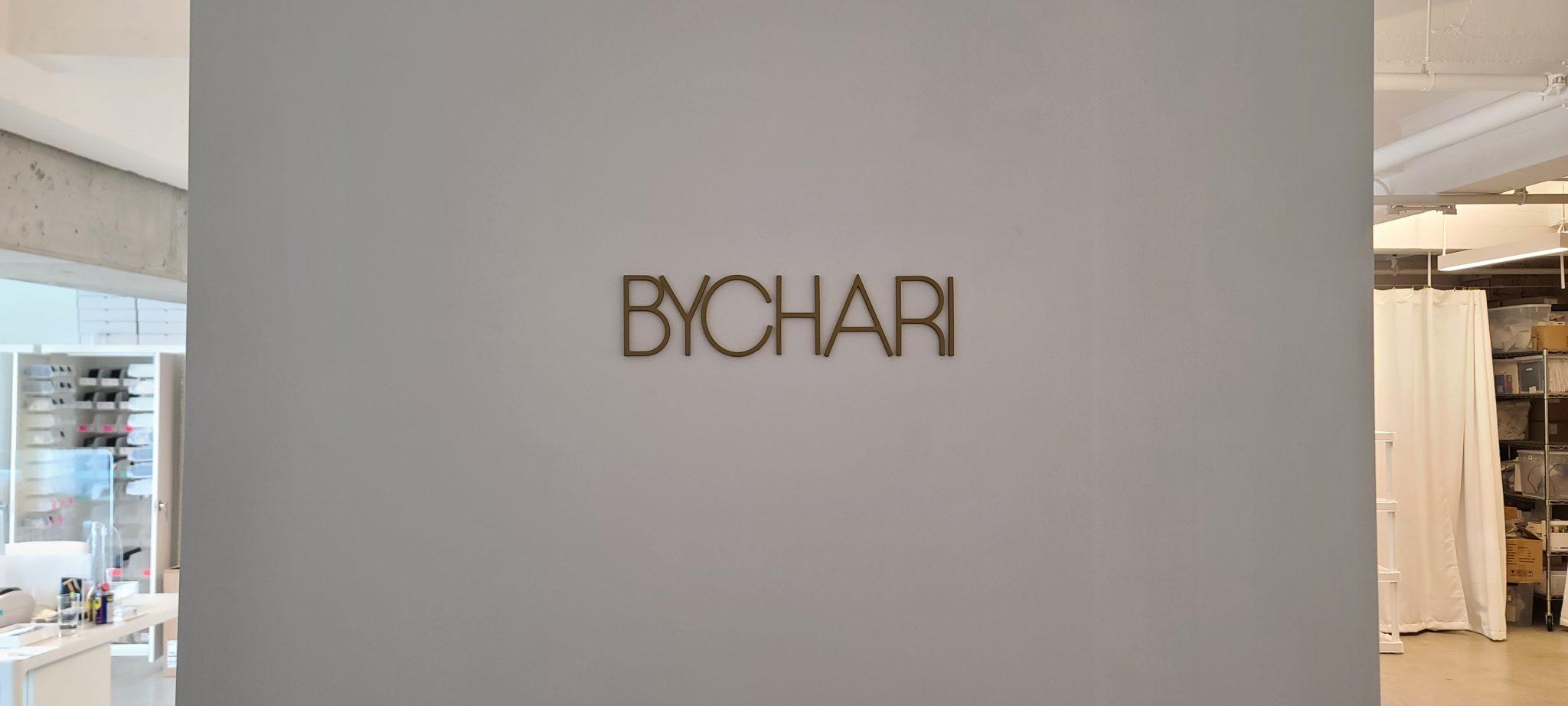 Boutique Lobby Sign for BYCHARI in Los Angeles – Premium Solutions