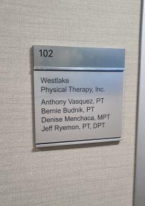 Read more about the article Plaque and Directory Sign for Anchor Health in Westlake Village