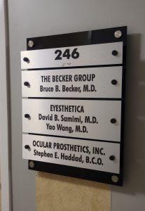 Read more about the article Suite Plaque for Ethan Christopher and Becker Group in West Valley