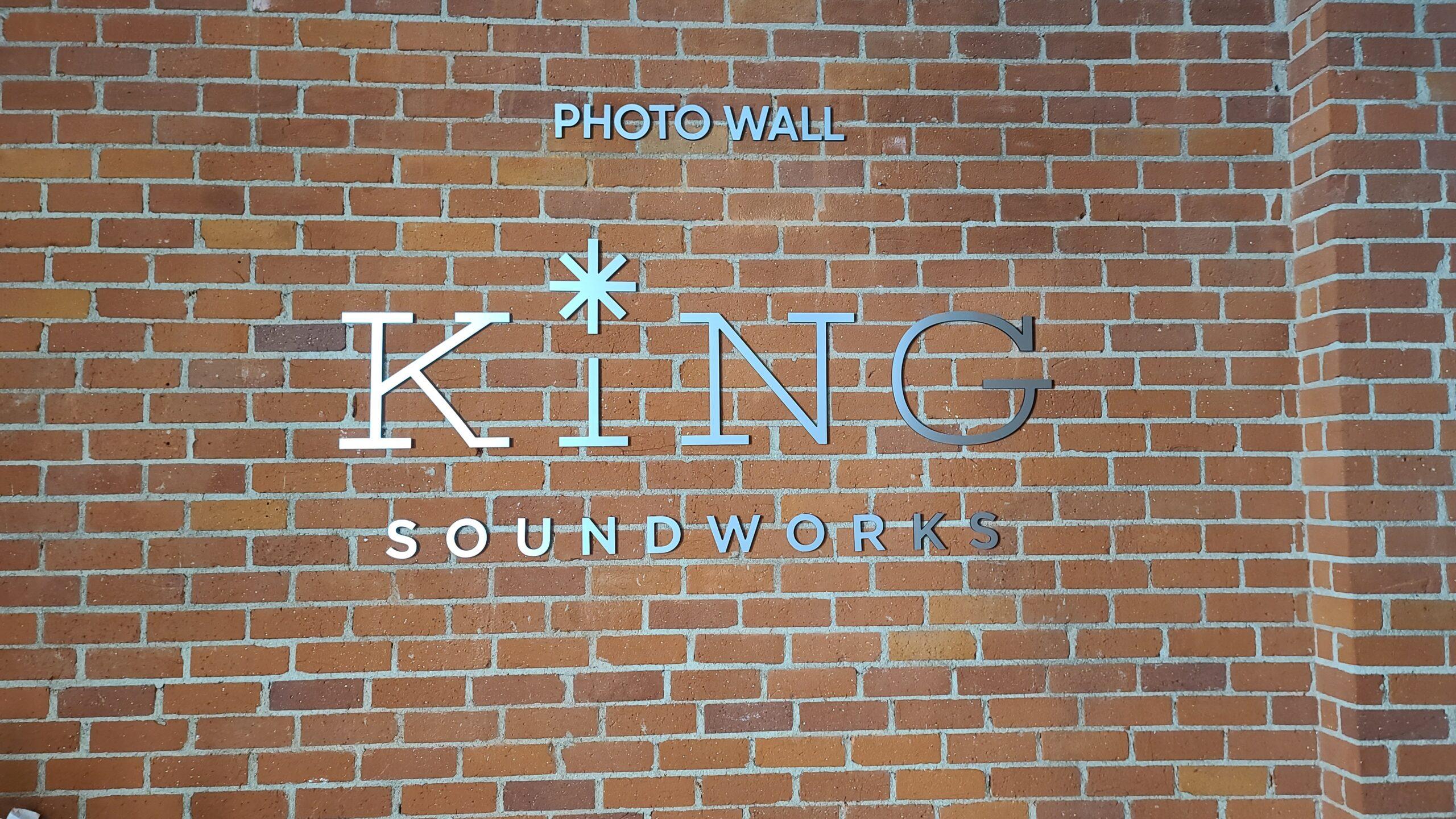You are currently viewing Acrylic Lobby Sign for King Soundworks in Burbank