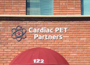 Read more about the article Acrylic Letters Building Sign for Cardiac PET Partners in Encino