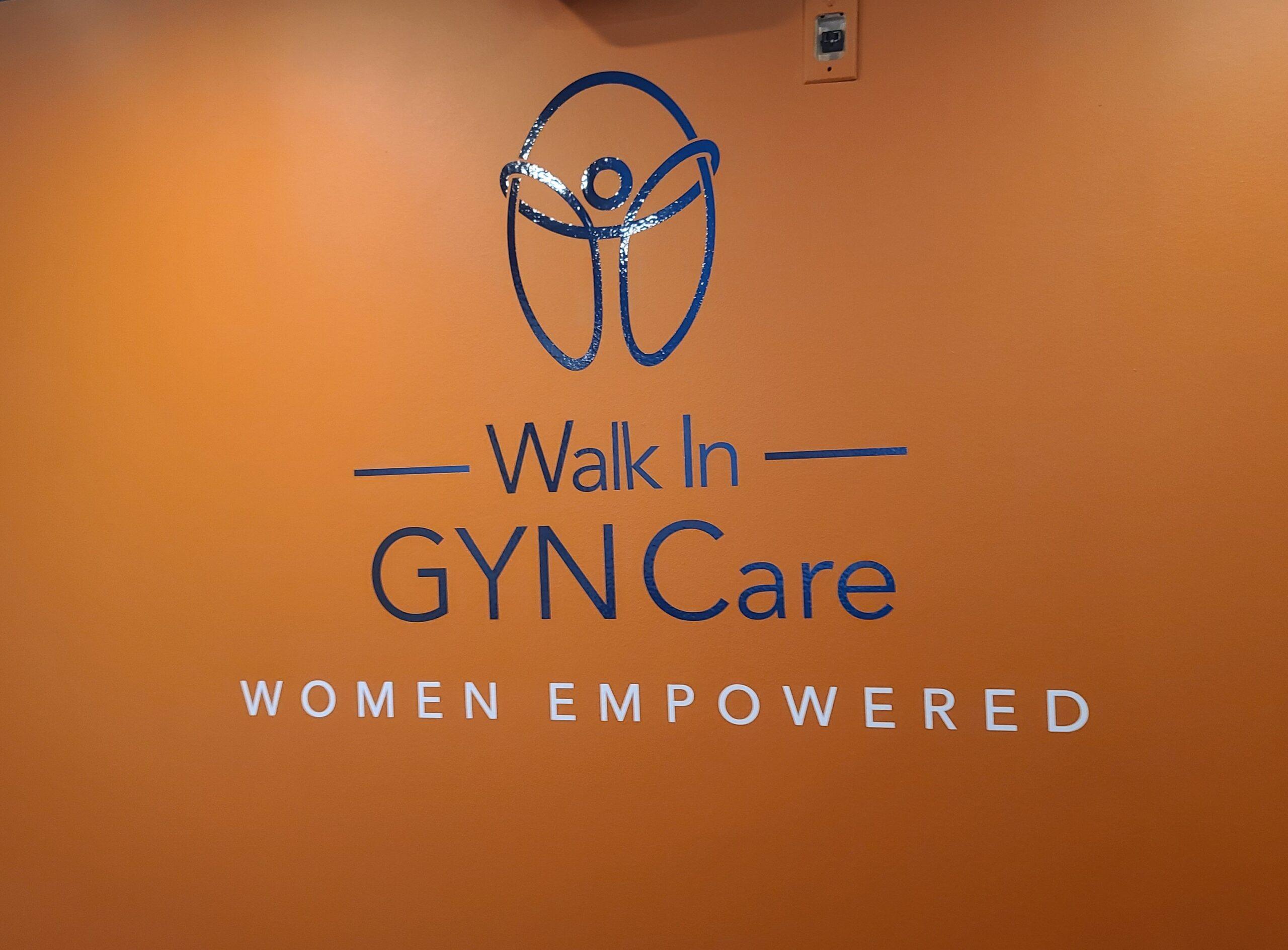 A fitting sign for Women's Month, these wall decals decorate the clinic of Walk In GYN Care's Los Angeles facility and spell out the words "Women Empowered." Los Angeles sign company serving San Fernando Valley, Tarzana, Pomona and all of Southern California. Premium Sign Solutions Specializing in Storefront Signs, Lobby Signs, Indoor Signs and Outdoor Signs for Businesses.