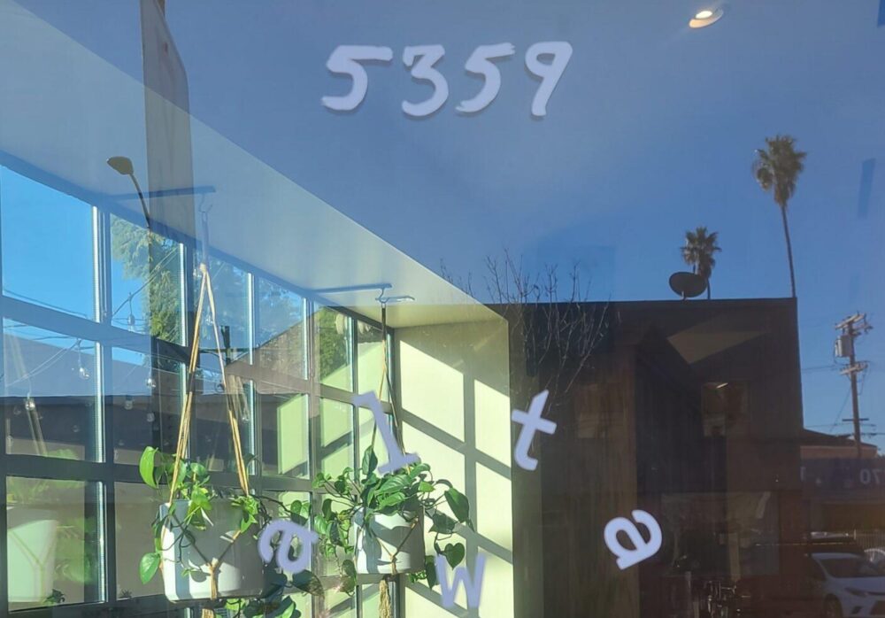 Window Vinyl Sign for Alta Adams in Los Angeles