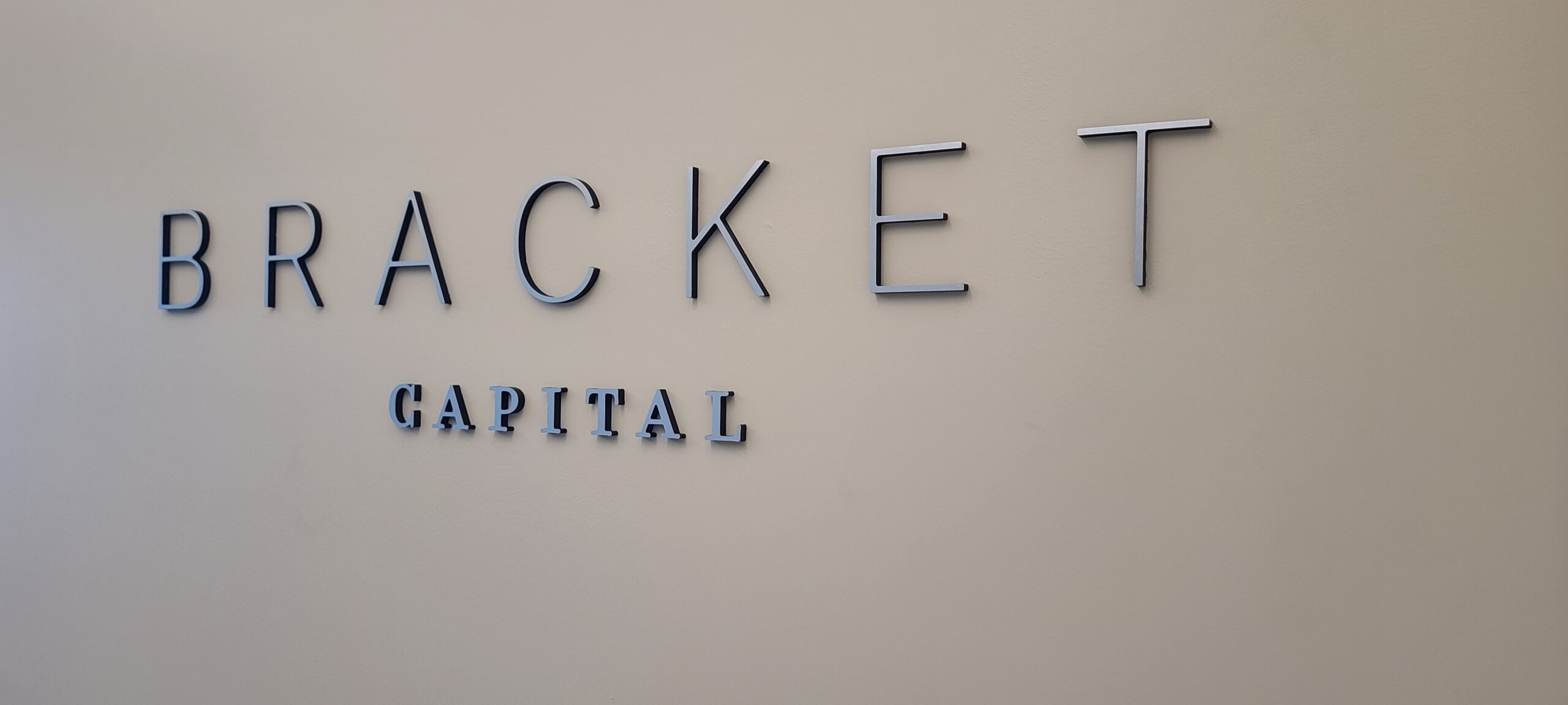 You are currently viewing Acrylic Lobby Sign for Bracket Capital in Los Angeles