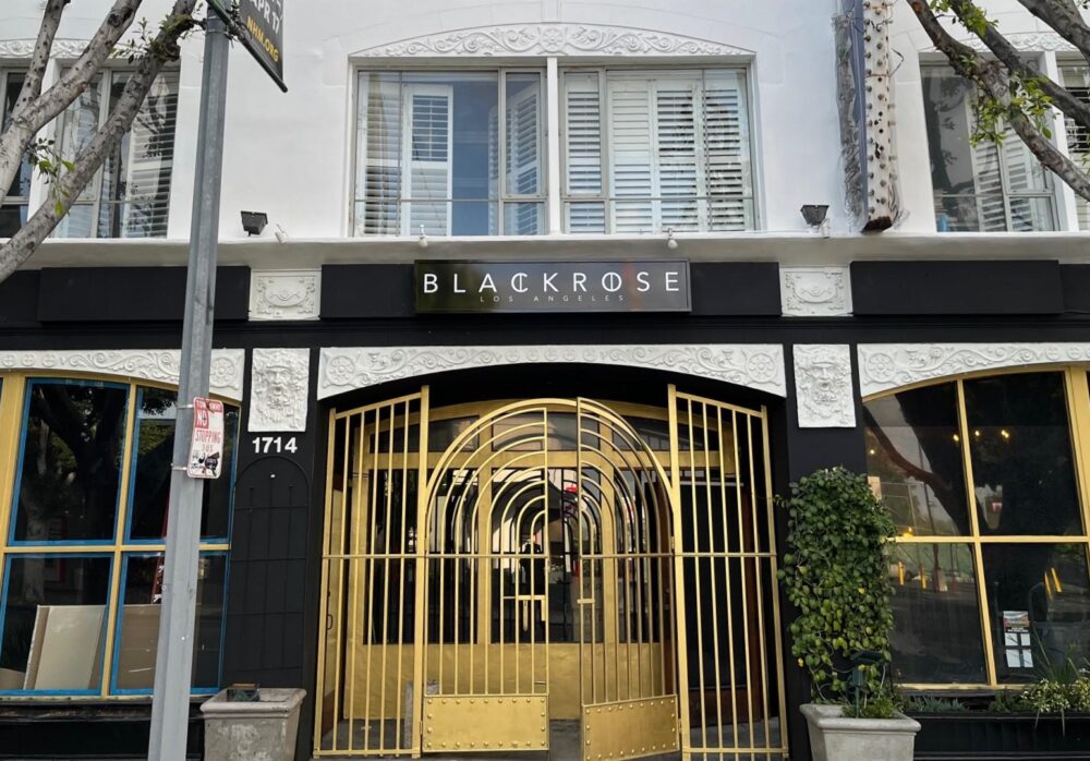Light Box Sign for BlackRose in Los Angeles