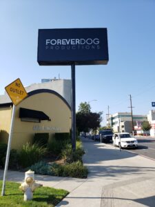 Read more about the article Light Box Sign Insert for Forever Dogs Production in North Hollywood