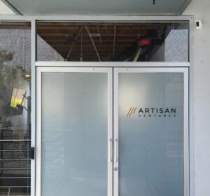 Read more about the article Window Graphics for Artisan Ventures in Santa Monica