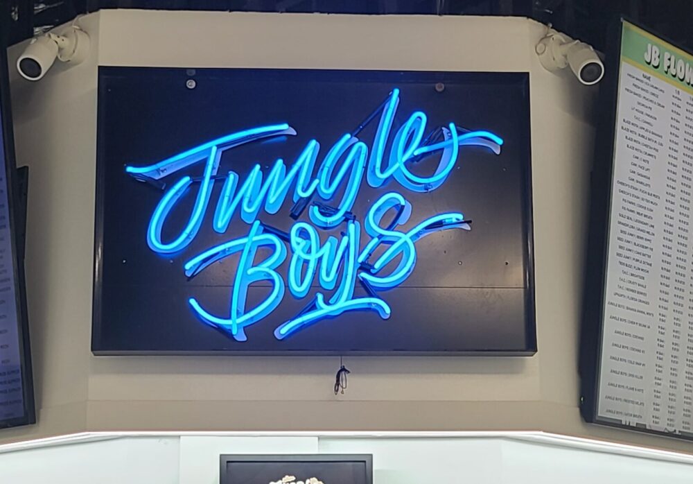 Indoor Neon Sign Repair for Jungle Boys in Los Angeles