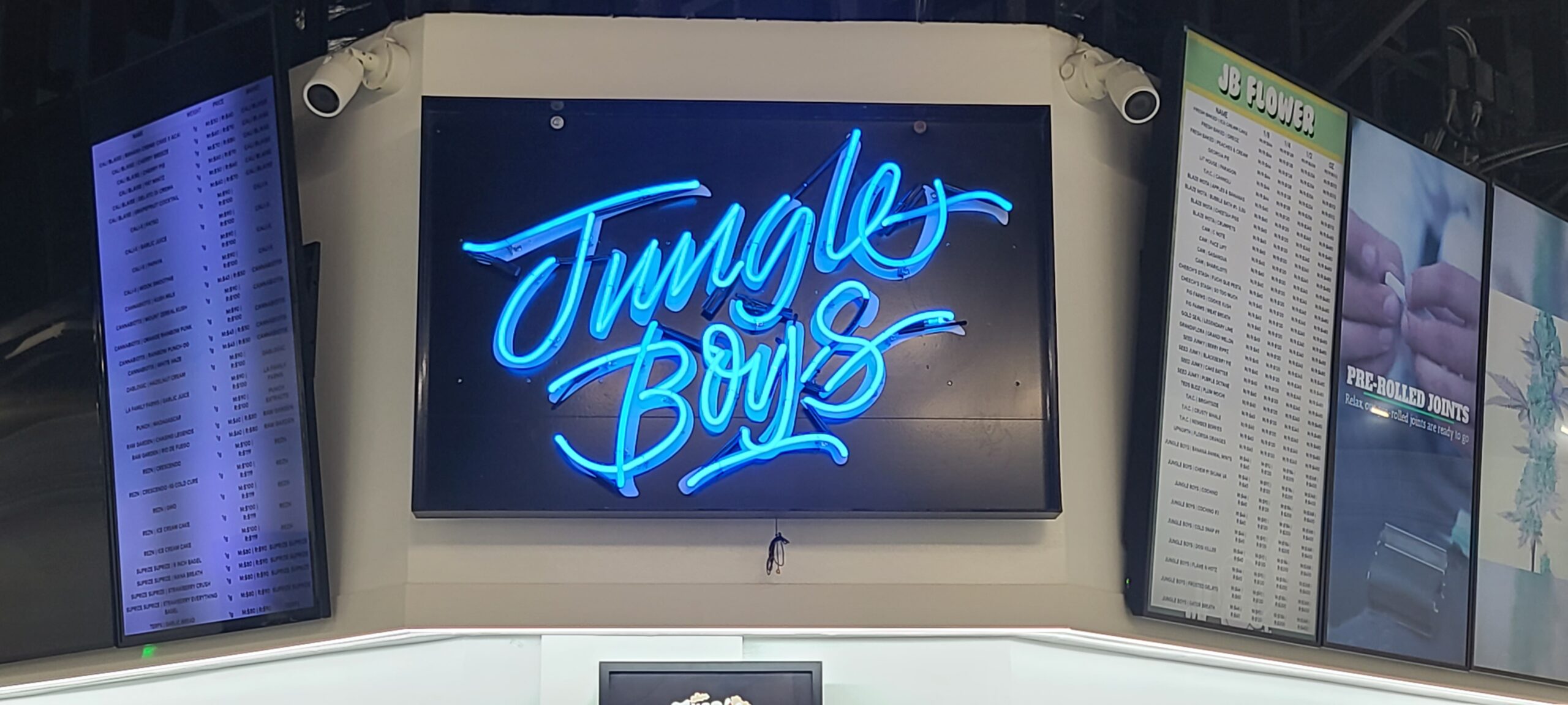 Our indoor neon sign repair or Jungle Boys' dispensary in Los Angeles restored their centerpiece, and now it's as good as new.