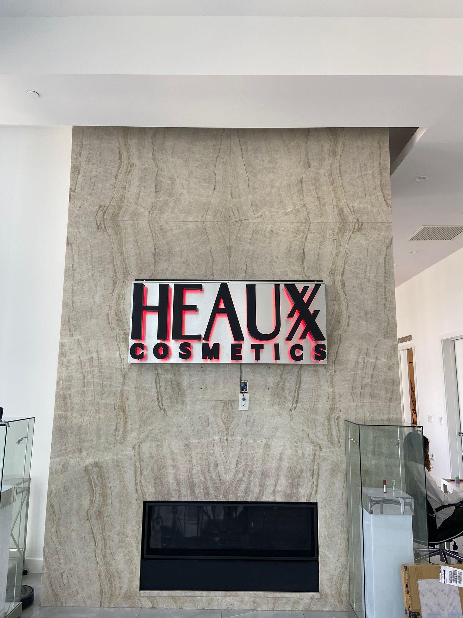 You are currently viewing Backlit Indoor Signs Add Flare to Heaux Cosmetics