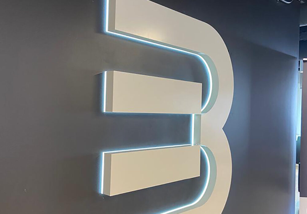 Backlit Channel Letters for BPM Music Los Angeles