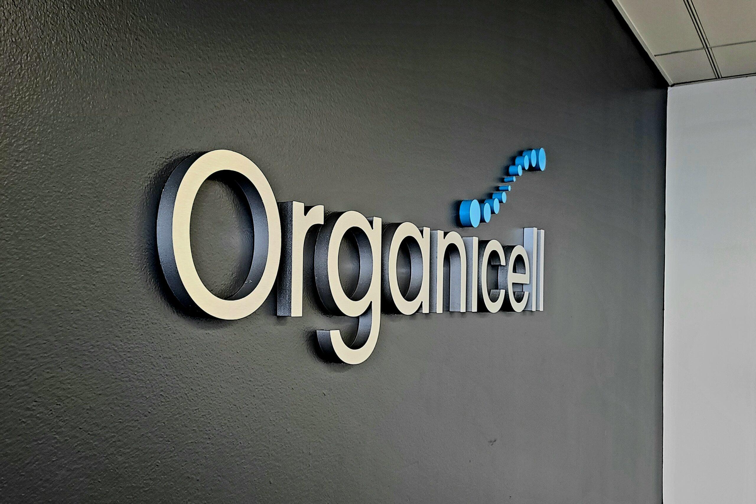 Lobby Sign Organicell Los Angeles