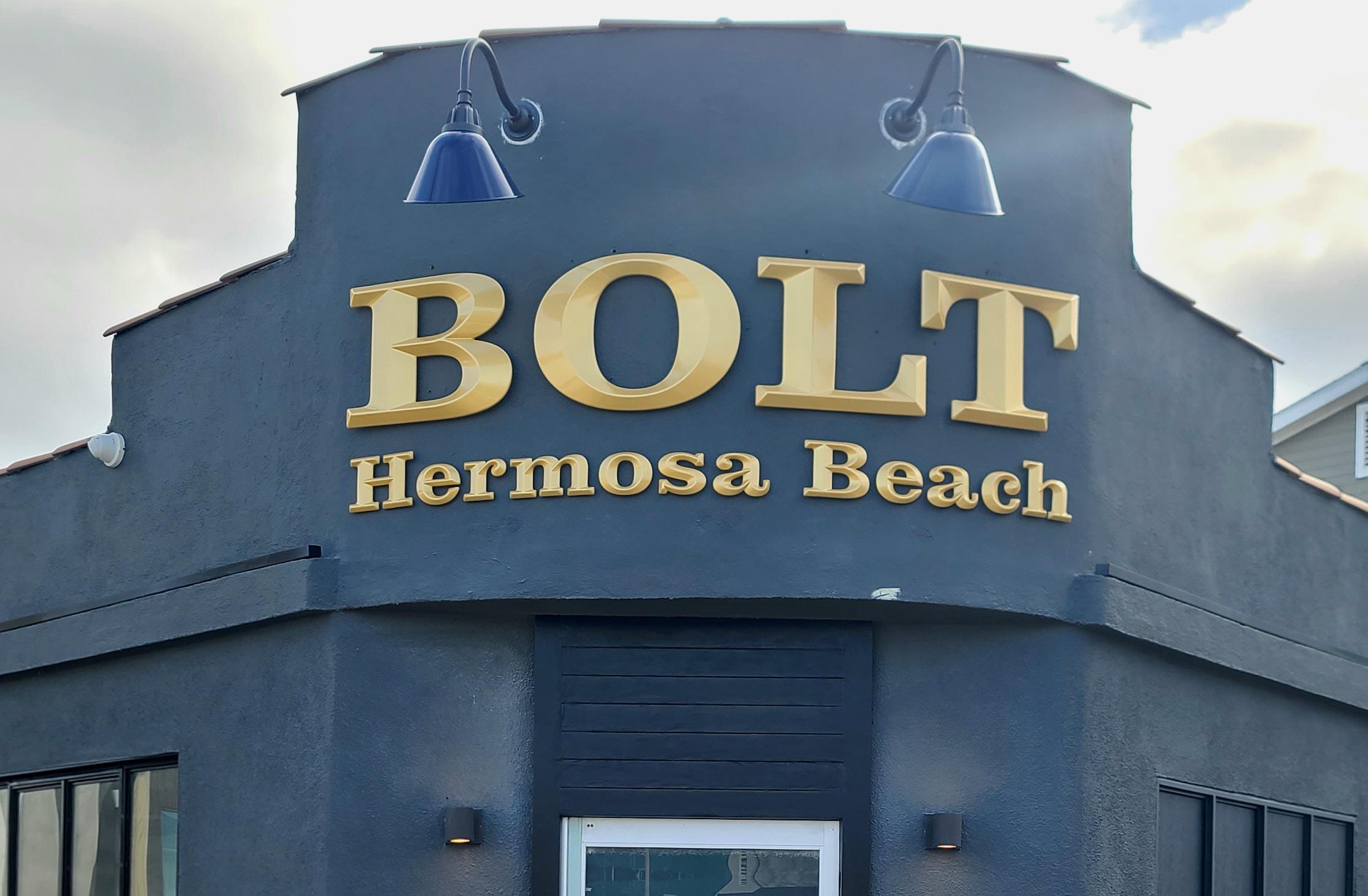 Bolt's Dimensional Unlit Sign in Hermosa Beach