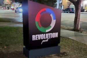 Read more about the article Revolution Post Monument Sign Burbank