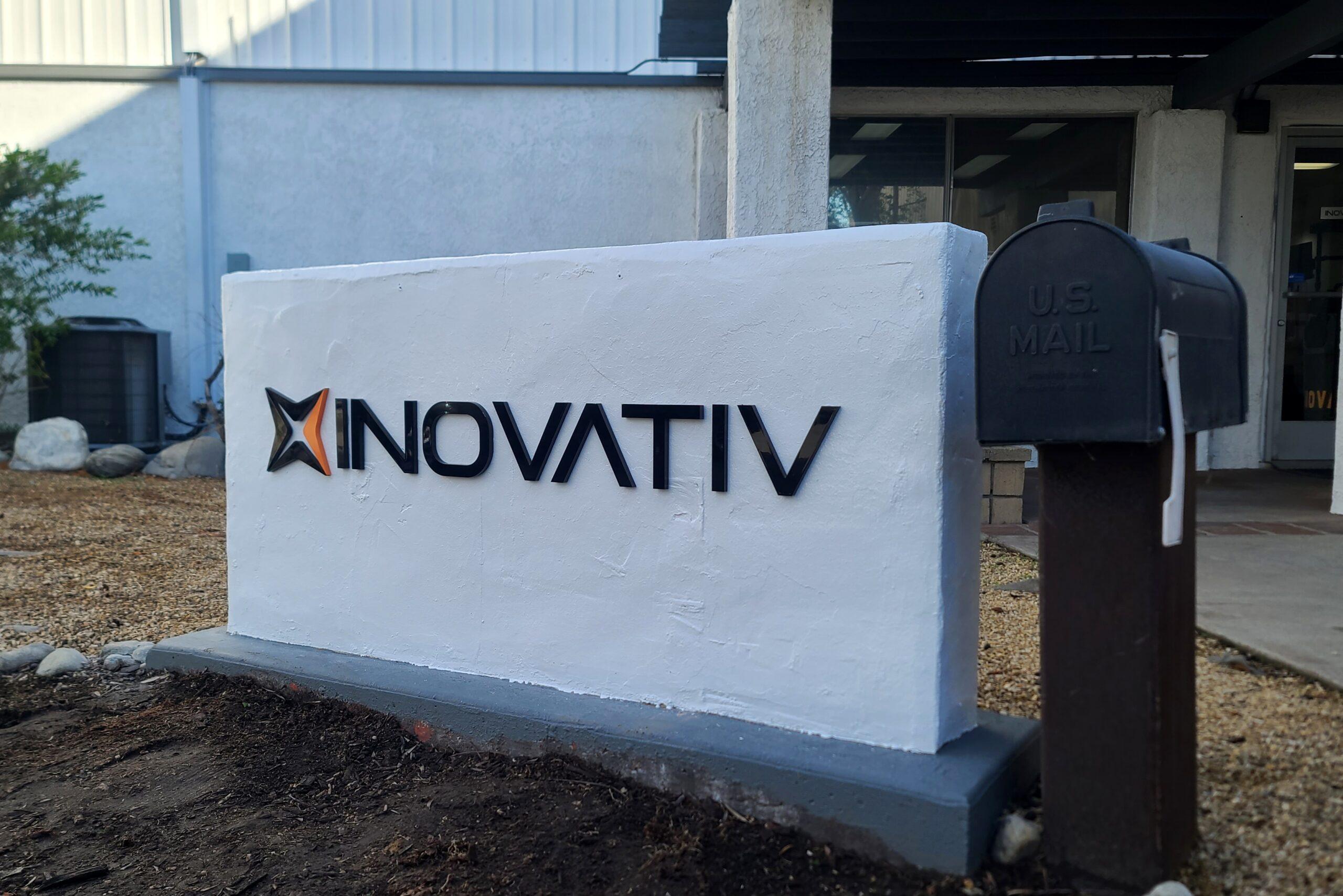 Monument Sign was Installed for Inovativ