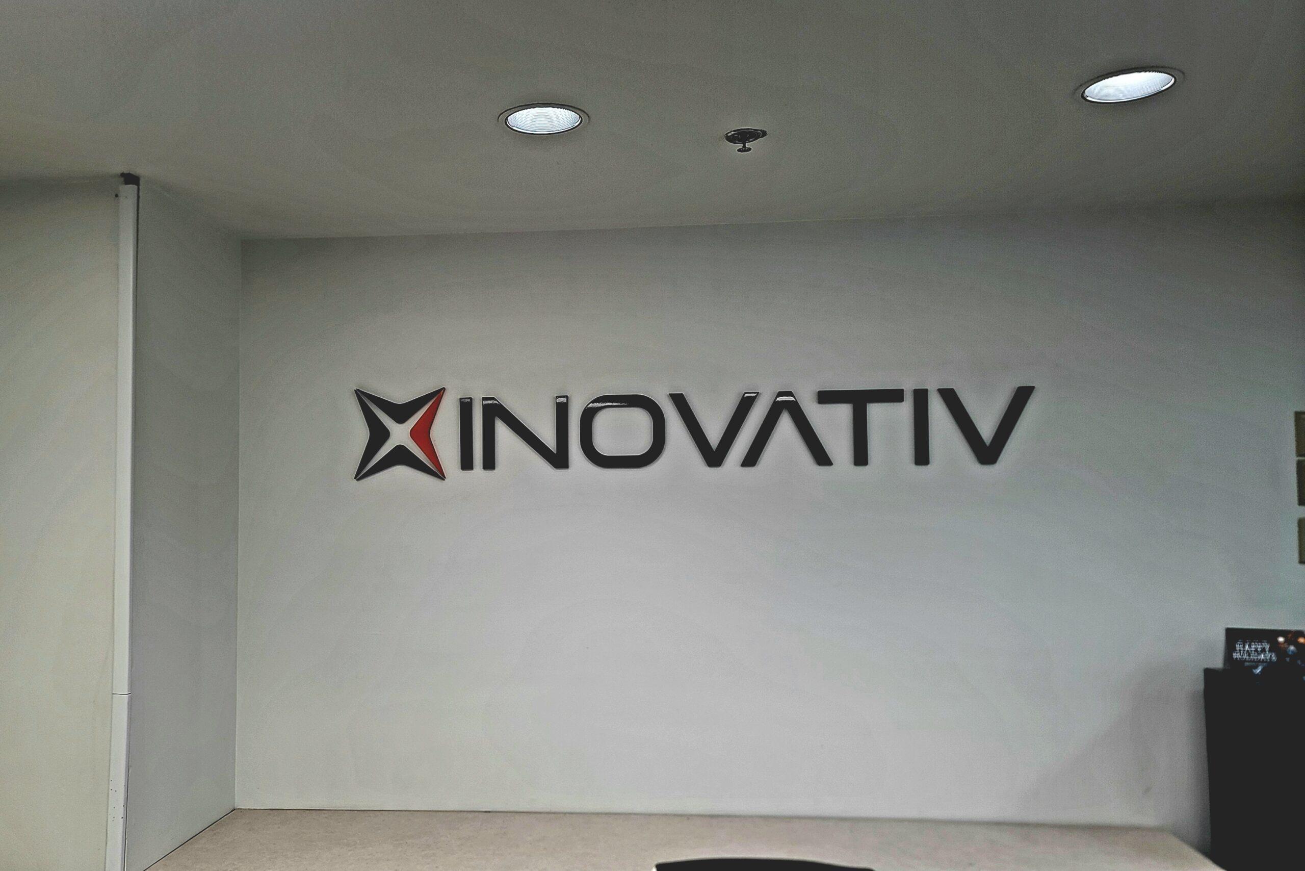 Interior Wall Sign for Inovativ