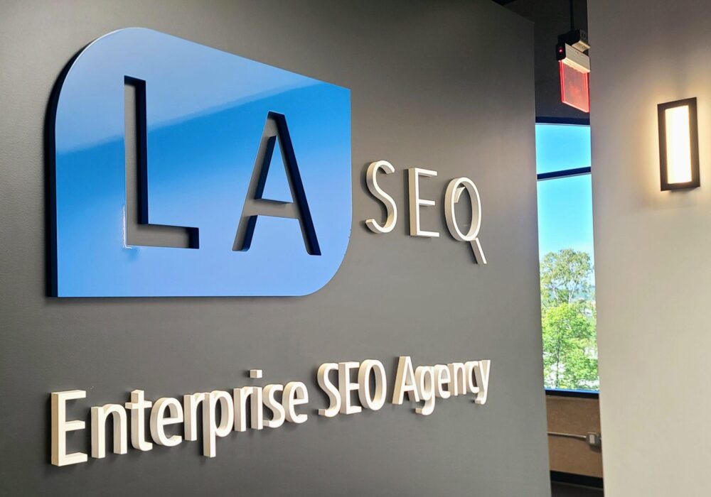Lobby Sign LA SEO Westlake Village