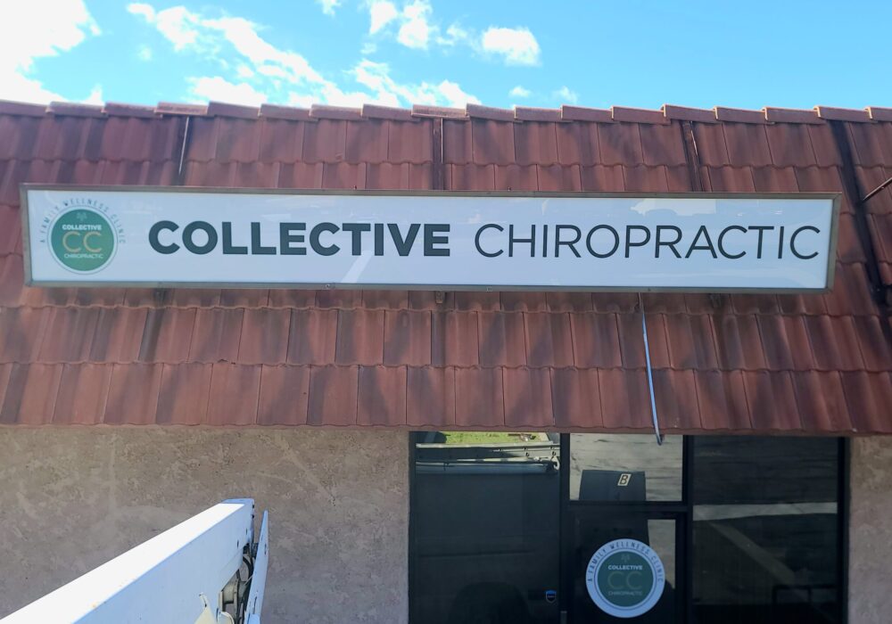 Collective Chiropractor Lightbox & Window Decal Simi Valley