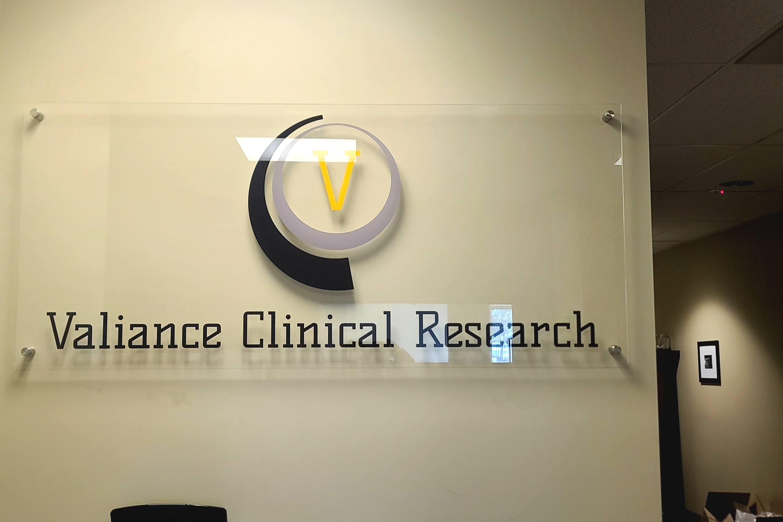 You are currently viewing Valiance Clinical Research lobby signs for South Gate