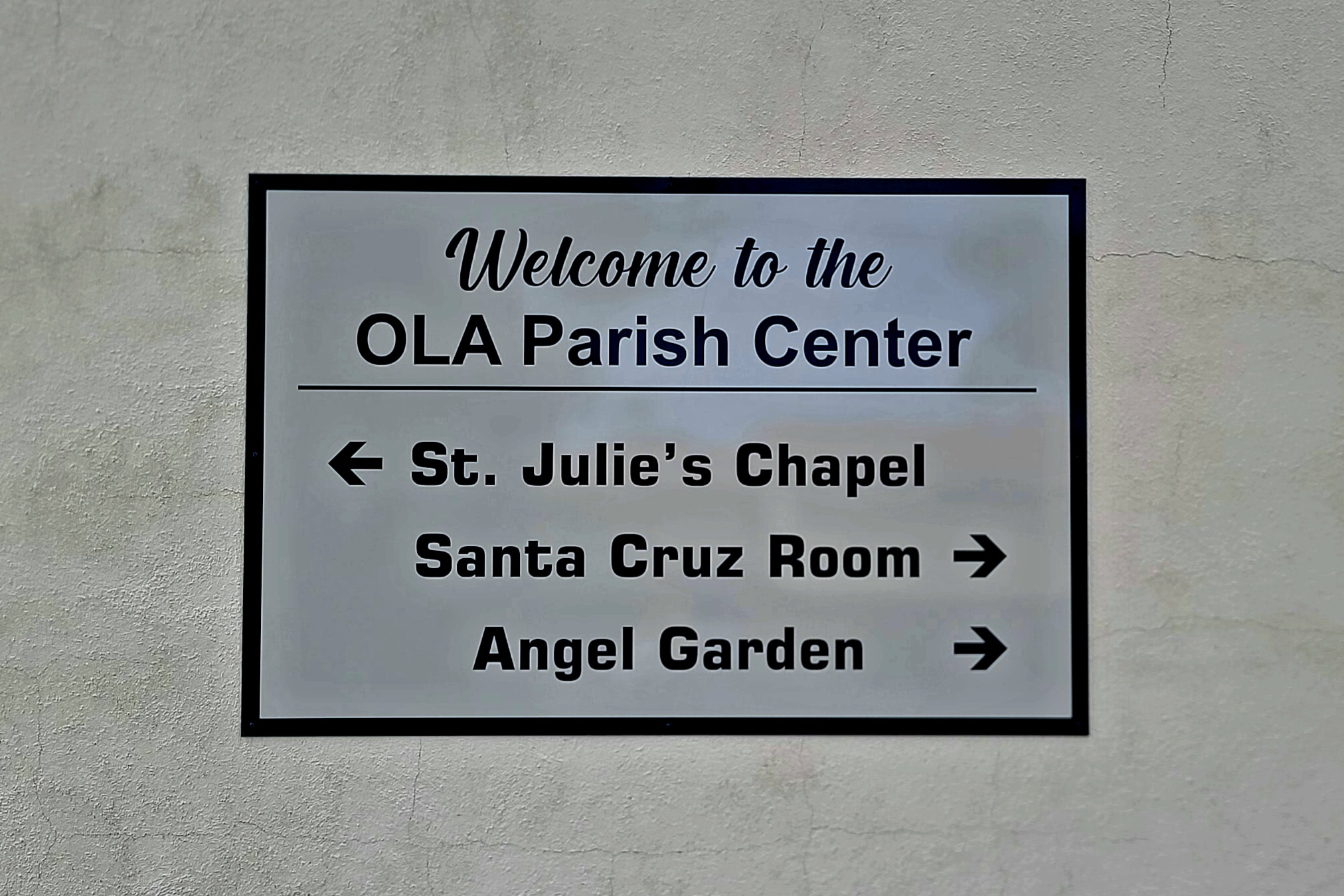 You are currently viewing Our Lady of Assumption Metal Plaques Sign Ventura