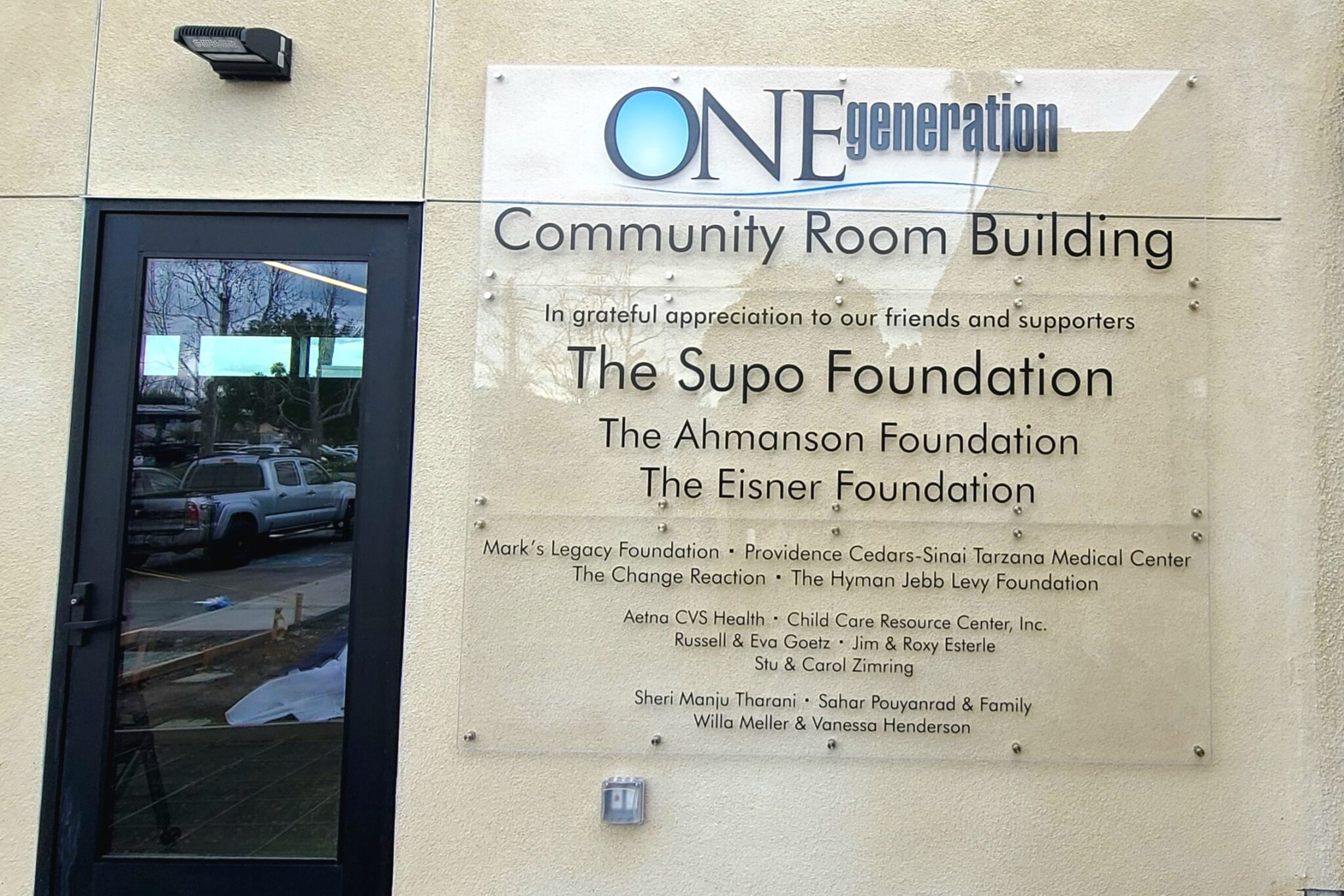One Generation Dedication Plaque Van Nuys – Premium Solutions